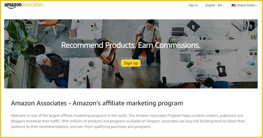 Create Amazon Product Review Video with AI - Signing Up for Amazon Affiliates