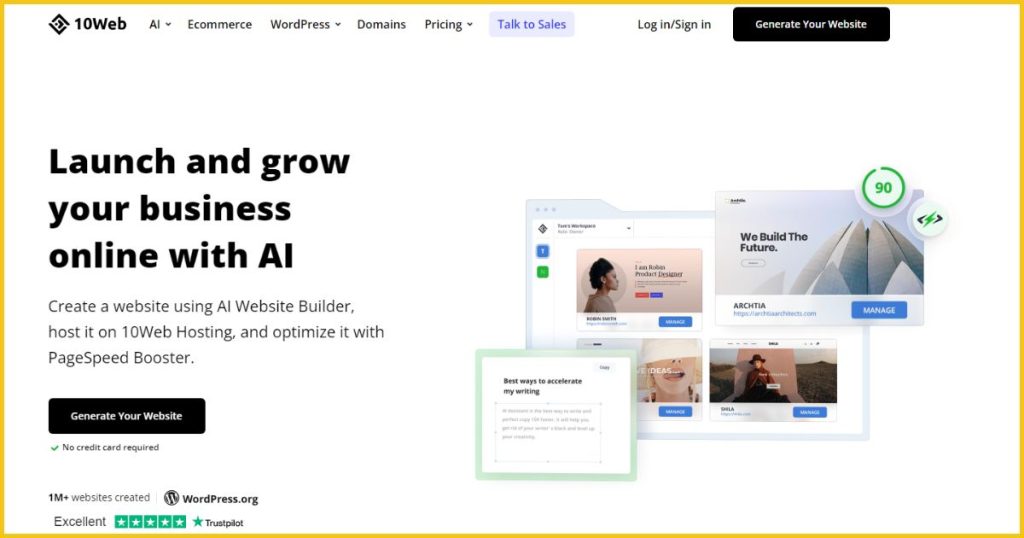 AI Tools for Questions and Answers - 10Web.io: Building Professional Websites with AI