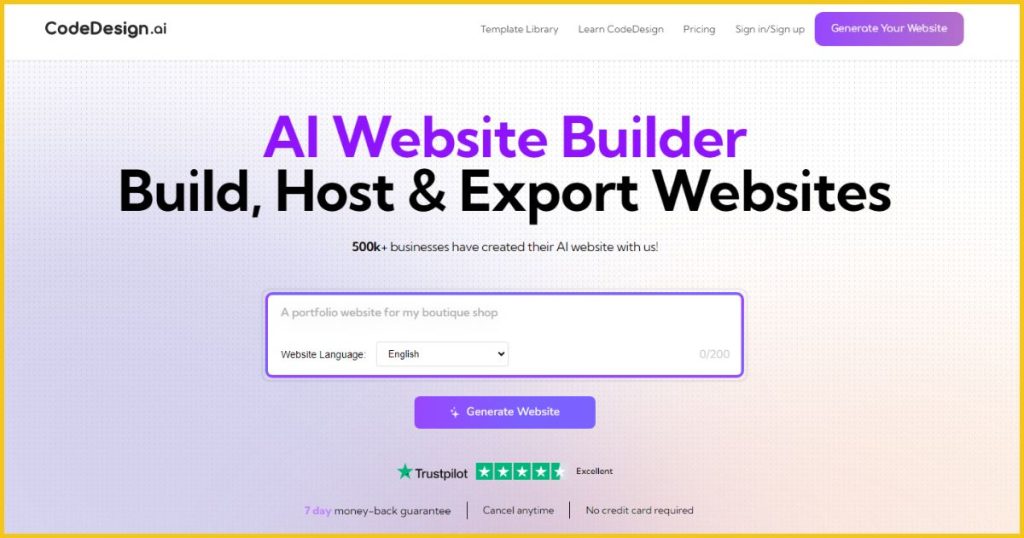 AI Tools for Questions and Answers - Codedesign ai: Your First AI Website Building Experience