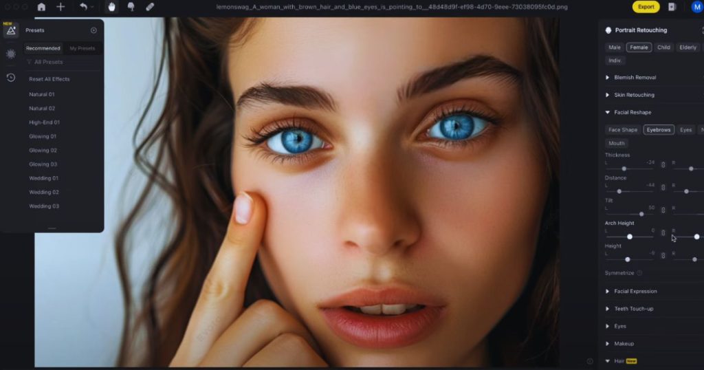 Photo Retouch with AI - Mastering Portrait Retouching with Evoto AI