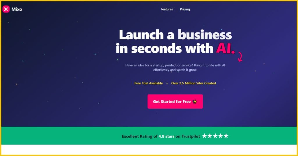 AI Tools for Questions and Answers - Mixo.io: Creating Classy and Clean Websites