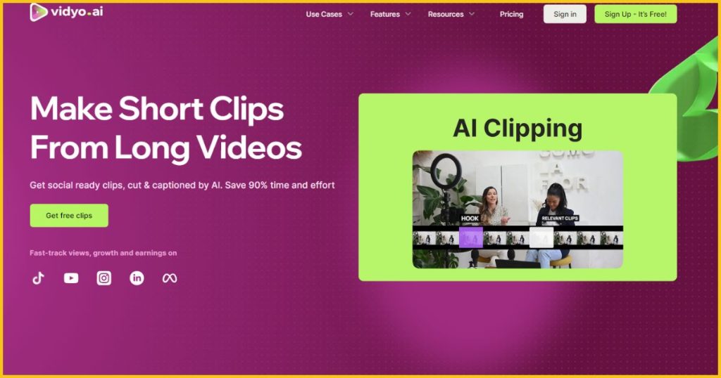 AI Tools for Questions and Answers - Vidyo.ai: Simplifying Video Editing